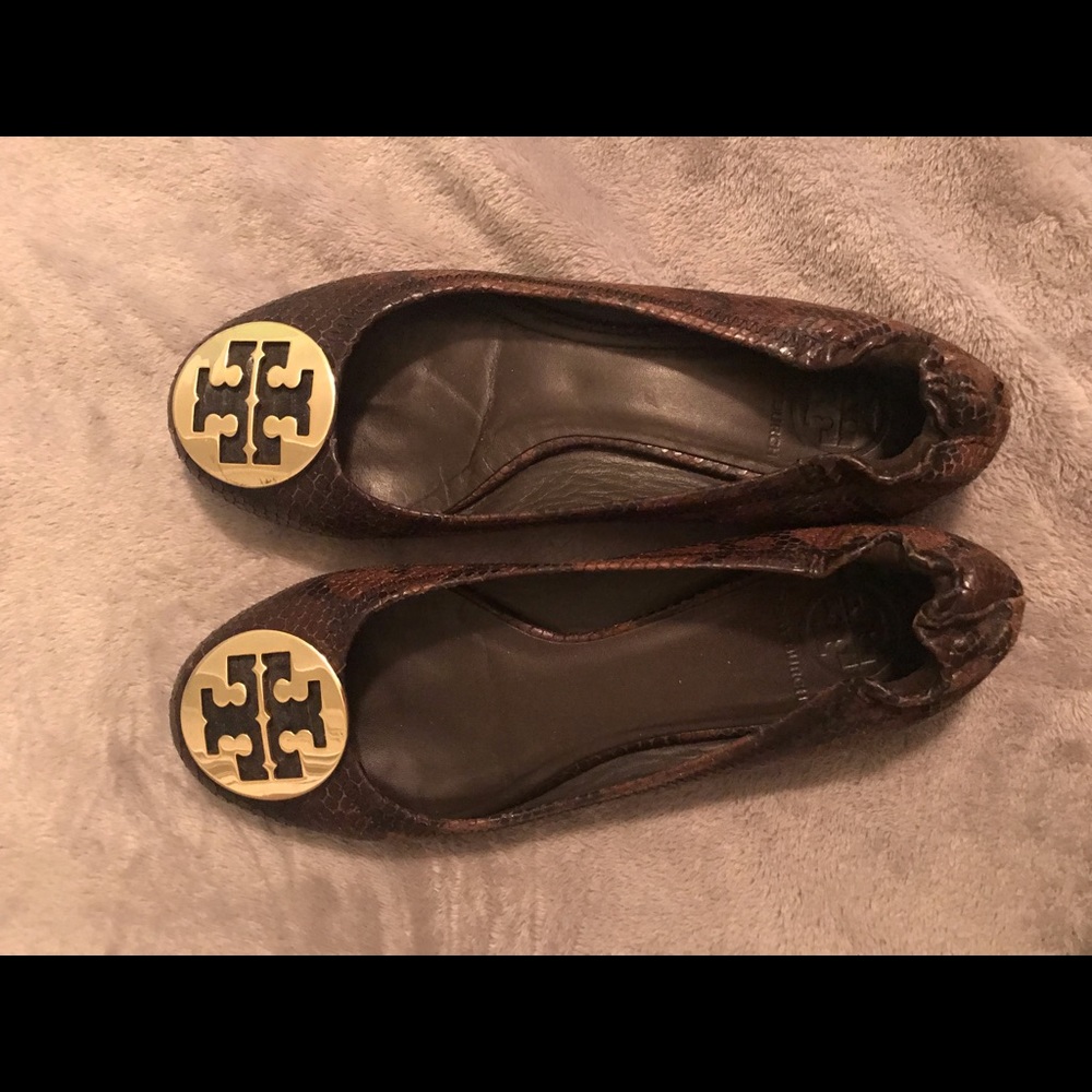 Brown Tory Burch flats